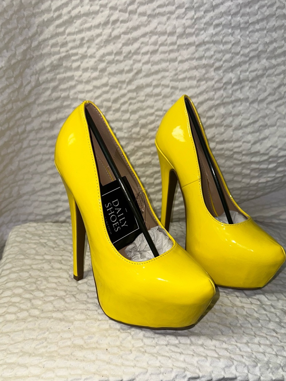 Yellow Pumps